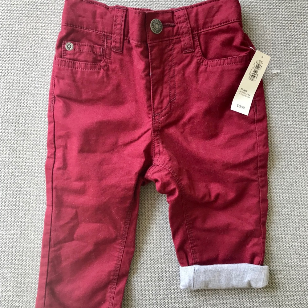 Old Navy Straight Leg Lined Pants 12-18mo